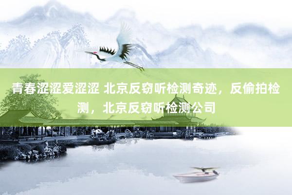 青春涩涩爱涩涩 北京反窃听检测奇迹，反偷拍检测，北京反窃听检测公司