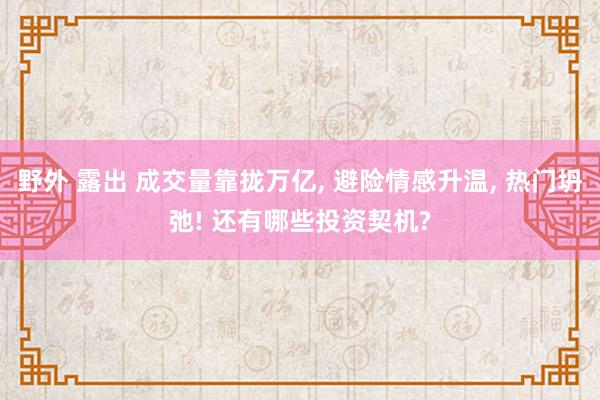 野外 露出 成交量靠拢万亿， 避险情感升温， 热门坍弛! 还有哪些投资契机?