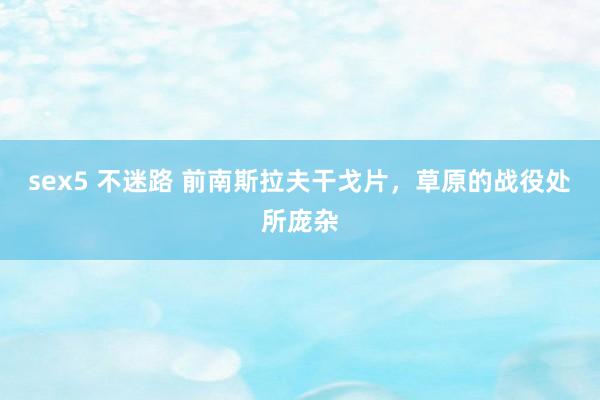 sex5 不迷路 前南斯拉夫干戈片，草原的战役处所庞杂